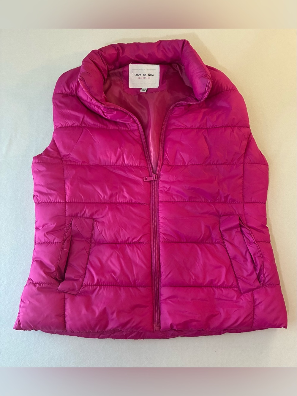 Love me now collection Hot Punk Puffer Vest Sz M